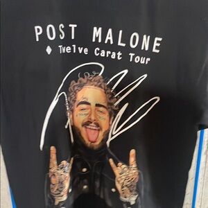 Gildan Black Graphic Tee - Post Malone Twelve Carat Tour
